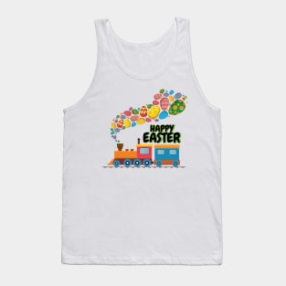 Train Easter Eggs For Boys Tank Top